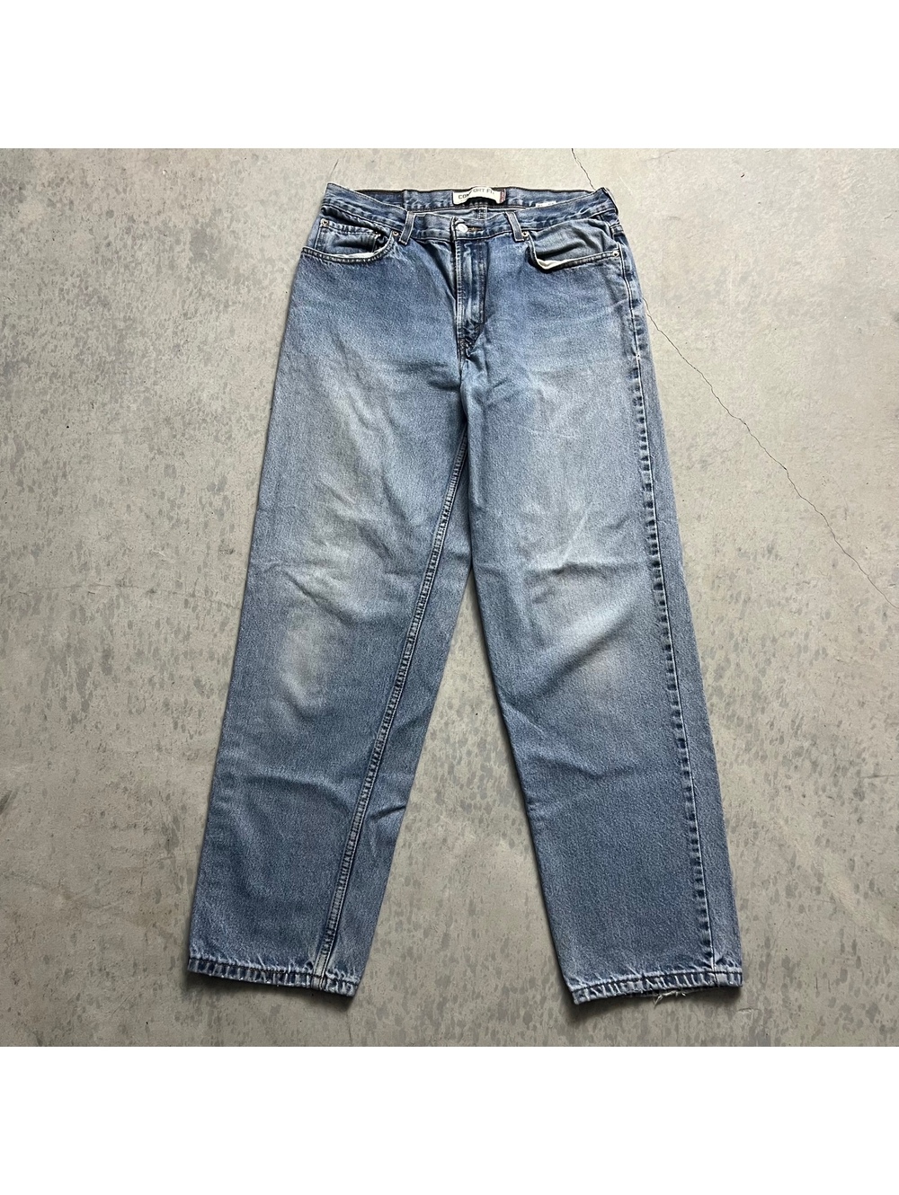 Y2K Levi’s 560 Comfort Fit Jeans Sz. 34X34 (Fits 34X31.5) Light Wash Faded Loose
